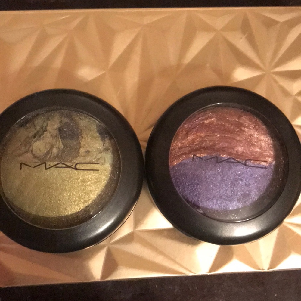 Mineralized eye shadows by MAC.